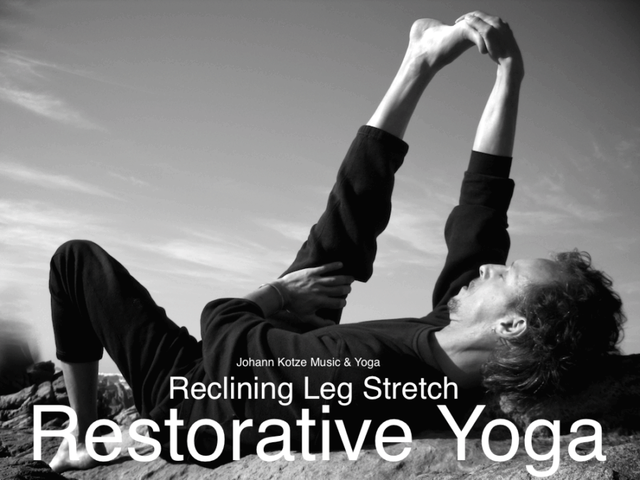 Restorative Yoga Leg Stretch