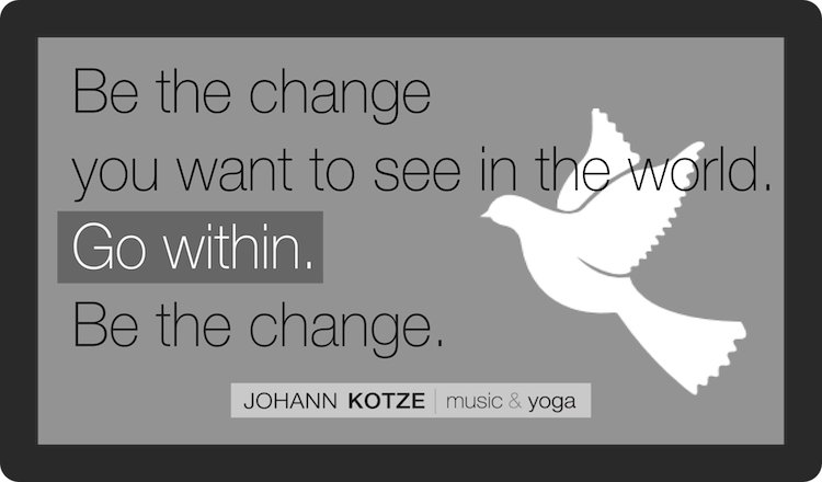 Go within Johann Kotze Music & Yoga