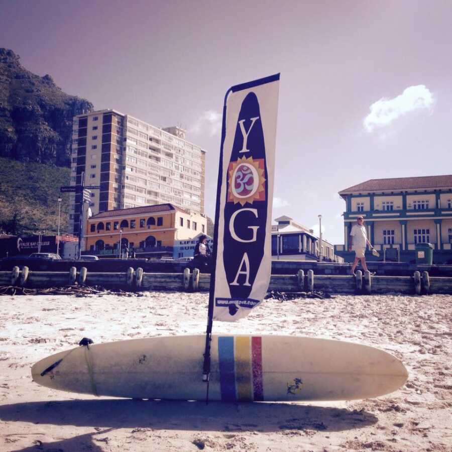 Surf Yoga Beach Cape Town Muizenberg Surfers Corner