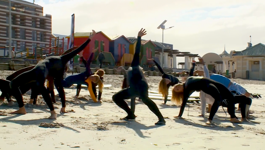 Beach Surf Yoga Muizenberg Cape Town Roll